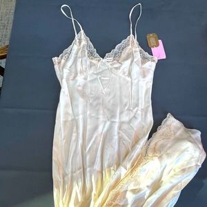 NWT Nordstrom 100% Silk nightgown sz L